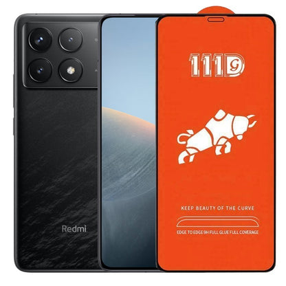 Folie Sticla Securizata pentru Xiaomi Redmi K70 Pro, Klevo, Sticla de Protectie Compatibila cu Xiaomi Redmi K70 Pro, Full Cover 111D, HD, Margini Negre, Transparenta