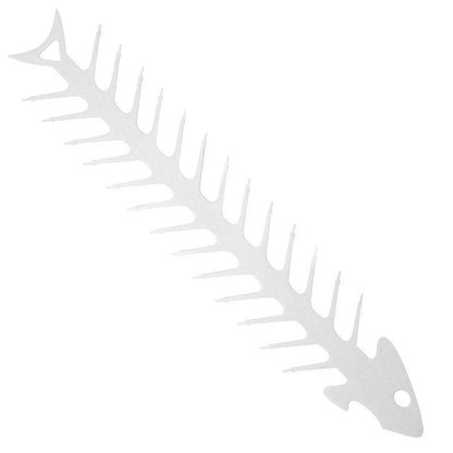 Forma pentru Frigarui, Klevo, Model Oase de Peste, din Otel Inoxidabil, Instrument pentru Gratar, BBQ, cu Deschizator de Sticle, 30x6 cm, Argintie