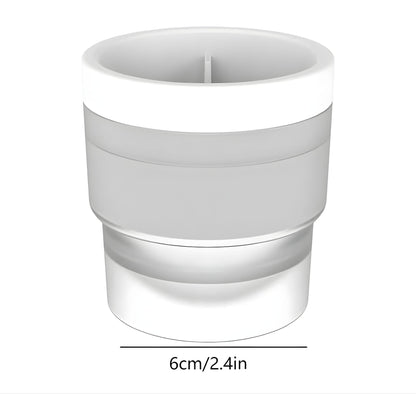 Forma pentru Gheata, Klevo, Sfera XL 6 cm, Silicon Alimentar Premium, Reutilizabila, Topire Lenta pentru Whiskey si Cocktail, Design Stackable, Alb