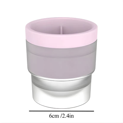 Forma pentru Gheata, Klevo, Sfera XL 6 cm, Silicon Alimentar Premium, Reutilizabila, Topire Lenta pentru Whiskey si Cocktail, Design Stackable, Roz