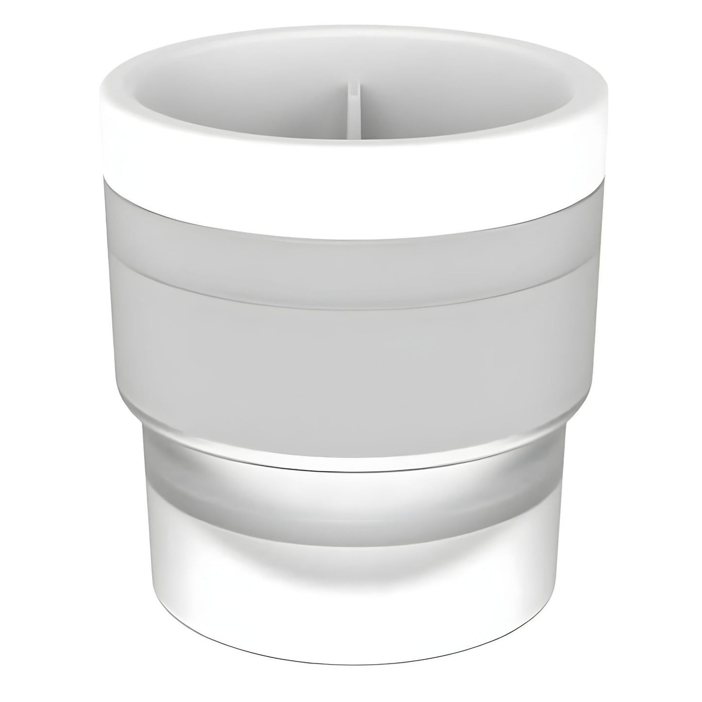 Forma pentru Gheata, Klevo, Sfera XL 6 cm, Silicon Alimentar Premium, Reutilizabila, Topire Lenta pentru Whiskey si Cocktail, Design Stackable, Alb