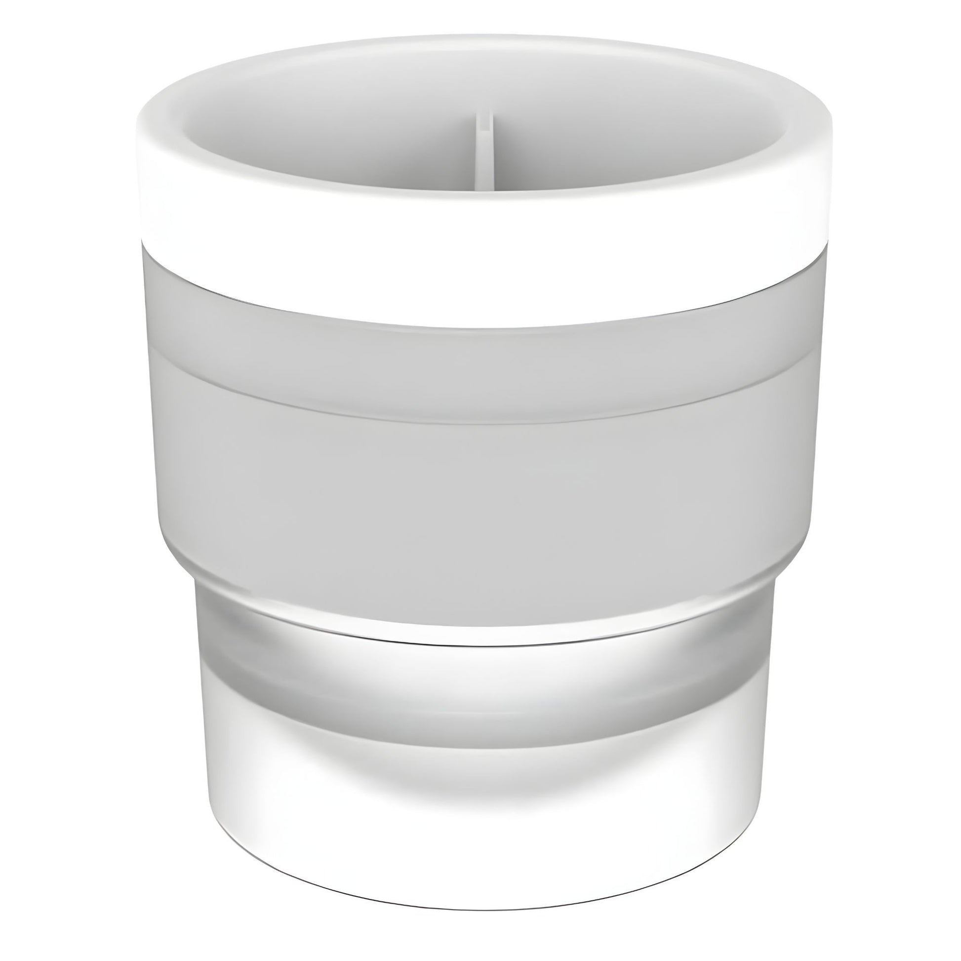 Forma pentru Gheata, Klevo, Sfera XL 6 cm, Silicon Alimentar Premium, Reutilizabila, Topire Lenta pentru Whiskey si Cocktail, Design Stackable, Alb