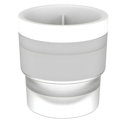 Forma pentru Gheata, Klevo, Sfera XL 6 cm, Silicon Alimentar Premium, Reutilizabila, Topire Lenta pentru Whiskey si Cocktail, Design Stackable, Alb