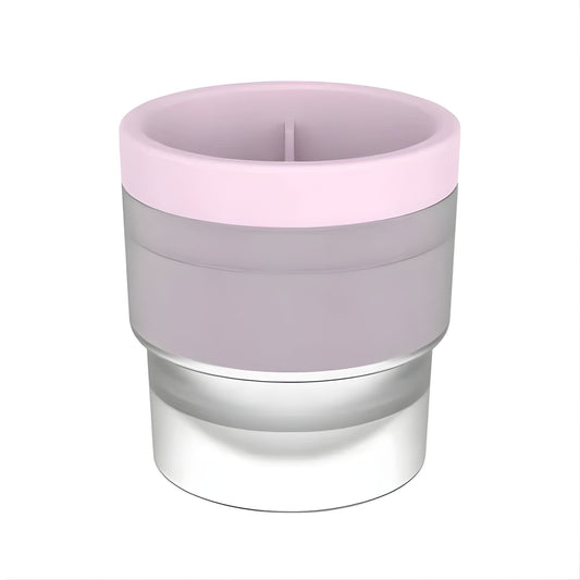 Forma pentru Gheata, Klevo, Sfera XL 6 cm, Silicon Alimentar Premium, Reutilizabila, Topire Lenta pentru Whiskey si Cocktail, Design Stackable, Roz