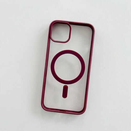 Husa MagSafe pentru Apple iPhone 11, Full Cover, Frosted Acrylic Color Big Hole, Magnetica, Incarcare Wireless, Klevo, Mov