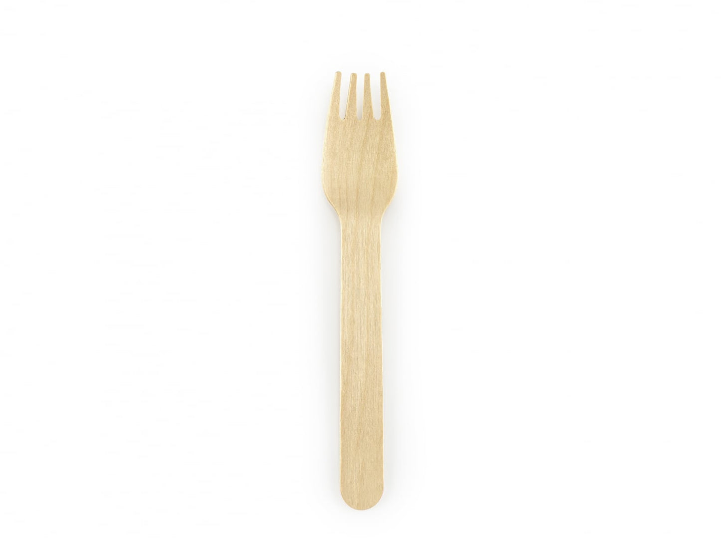Furculițe de lemn, 15.5cm (1 set / 100 bucăți)