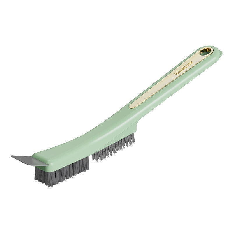 Perie de Sarma pentru Bucatarie, Klevo, din Doua Bucati, Maner Lung cu Gaura de Prindere, Peri din Otel, Anti-Reziduu, Anti-Murdarie, 24.5x2.7x6.7cm, Verde