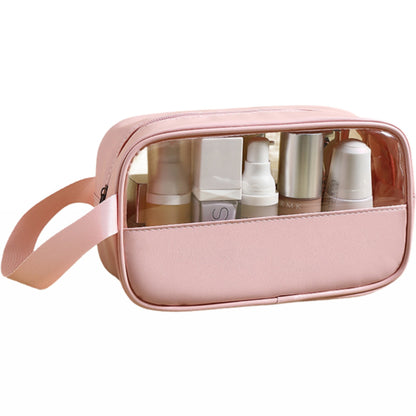 Geanta cosmetice Klevo, pentru voiaj sau organizare, 22 x 12 x 8 cm, roz