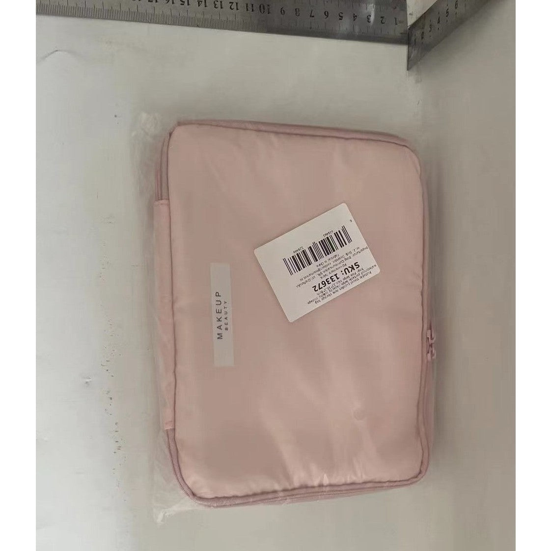 Geanta de Calatorie, Klevo, pentru Cosmetice si Articole de Toaleta, Material Impermeabil, 2 in 1, Portfard Interior Detasabil, 23 x 16 x 8 cm, Roz