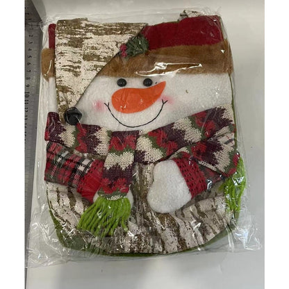 Geanta pentru Cadouri de Craciun, Klevo, Model Om de Zapada, Decoratiune Sarbatori, 46x23x2 cm, Multicolor