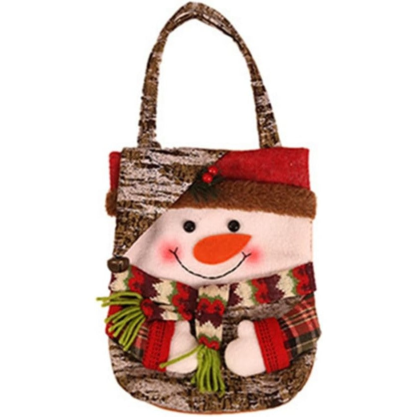 Geanta pentru Cadouri de Craciun, Klevo, Model Om de Zapada, Decoratiune Sarbatori, 46x23x2 cm, Multicolor