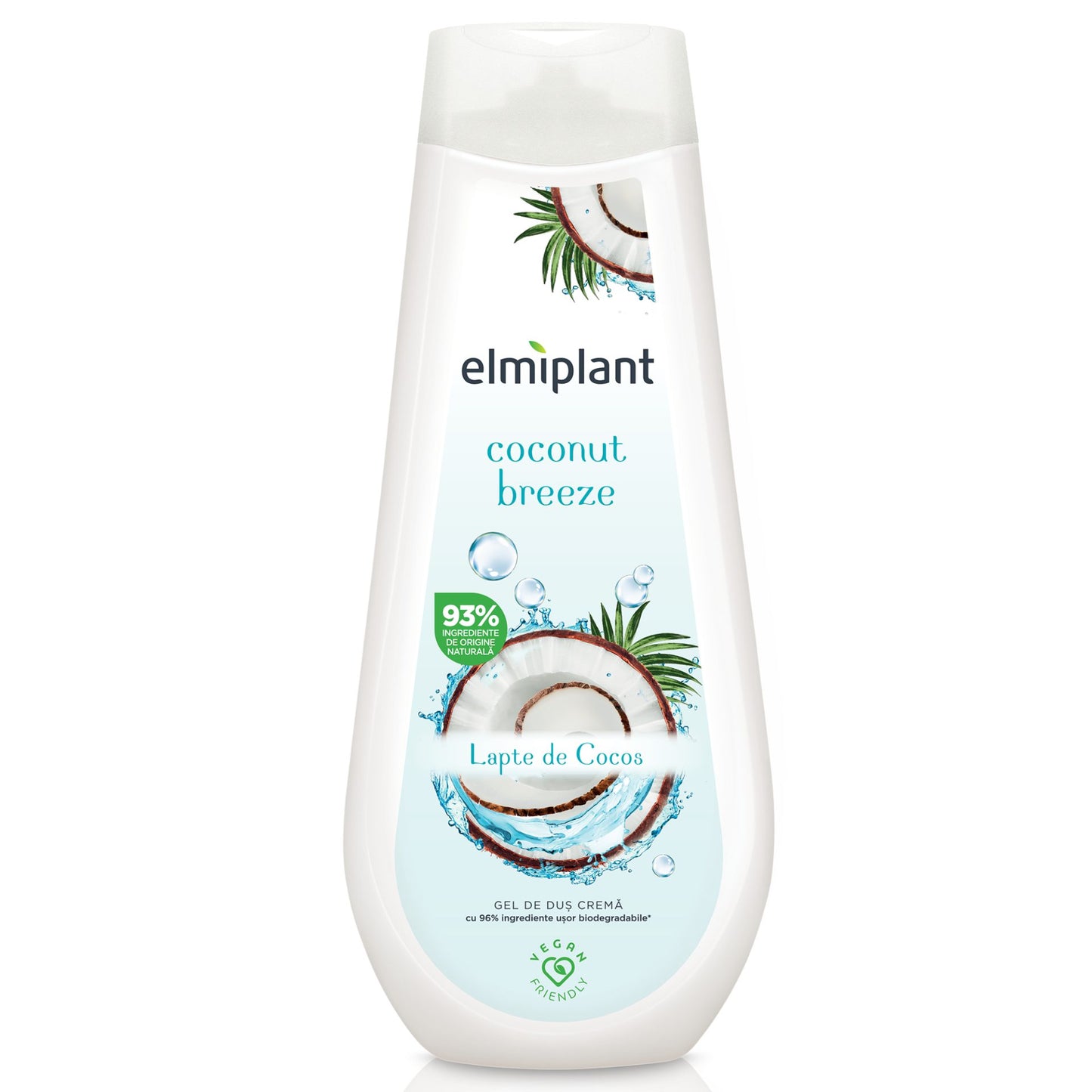 Gel de Dus Crema, Elmiplant, Coconut Breeze, 750 ml