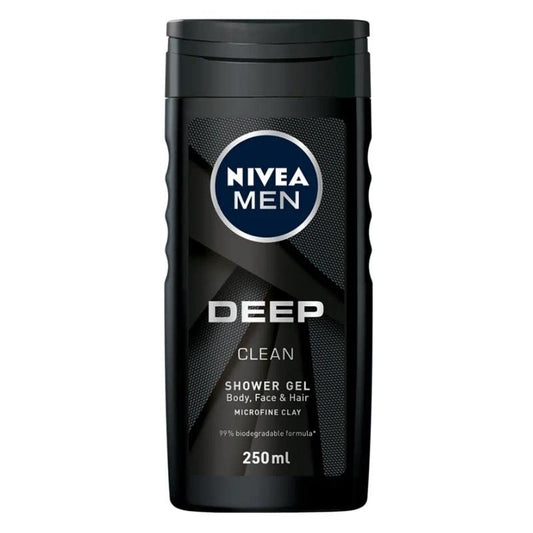Gel de Dus, Nivea, 250 ml Men Deep Clean