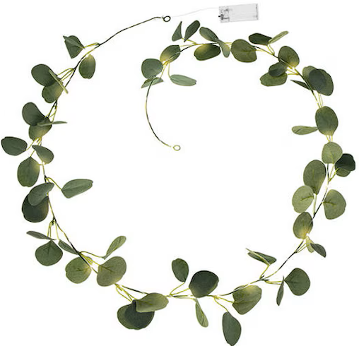 Ghirlanda decorativa, cu leduri,PartyDeco, 2 m, Verde