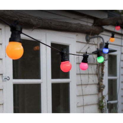 Ghirlanda Luminoasa, Klevo, fara Transformator, 10 m, 20 LED-uri Model Bulb, Interconectabila, IP65, Multicolor