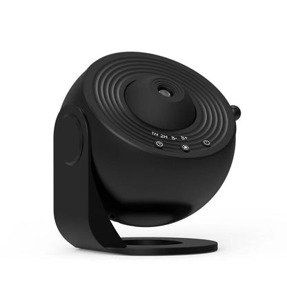 Lampa Tip Proiector Galaxie, Klevo, pentru Dormitor, Tematica Cer Instelat, Model Glob, HD, Rotire 360 de Grade, 20 de Imagini, Incarcare USB, 10 W, 15x15 cm, Negru