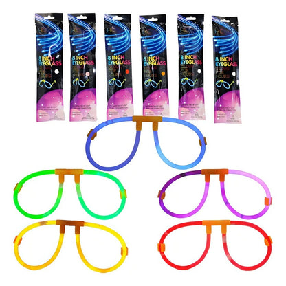 Ochelari Decorativi, Klevo, din Plastic, Fluorescenti, Accesoriu Petrecere, Roz