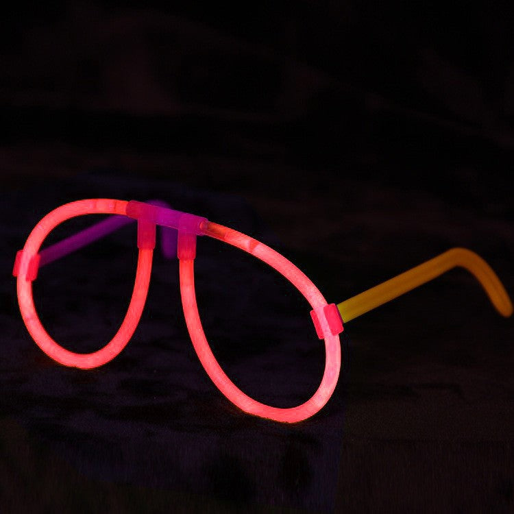 Ochelari Decorativi, Klevo, din Plastic, Fluorescenti, Accesoriu Petrecere, Roz