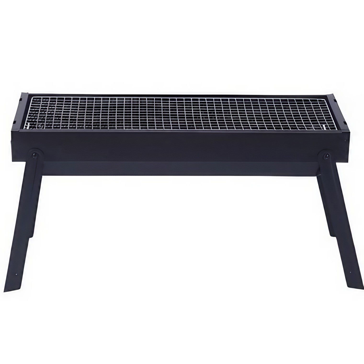 Gratar Portabil, Klevo, Confectionat din Metal, pentru Picnic, Gradina, Terasa, Camping, Dimensiuni Reduse, 60x22x23 cm, Negru