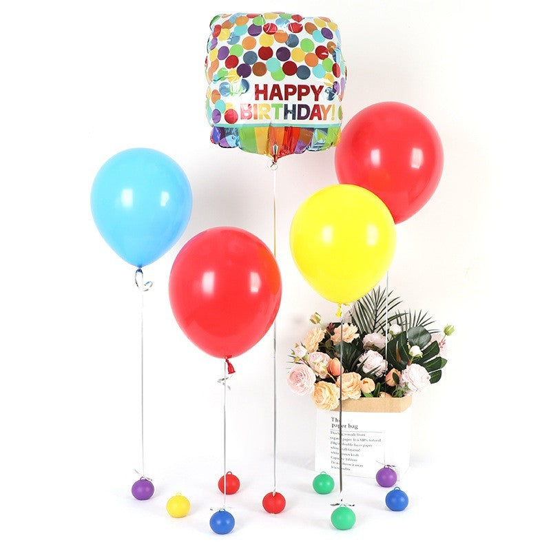Greutate pentru Baloane, Klevo, Accesoriu Party, 5.5x5.5 cm, 120 g, Mov