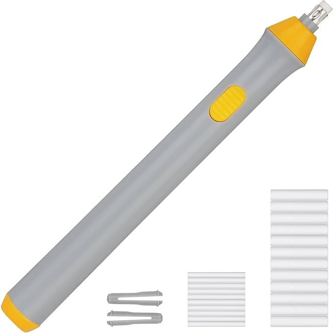 Radiera Electrica, Klevo, pentru Schite si Arta, Grosime Varf 3 mm/5 mm, Baterii 2 x AA (neincluse), din ABS, Gri