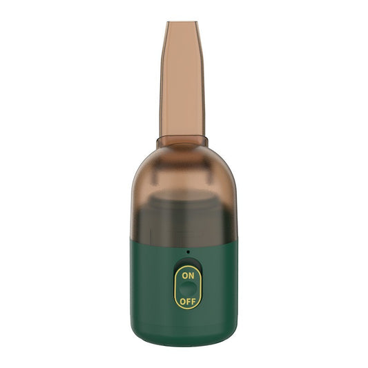 Aspirator Portabil pentru Automobil, Klevo, Aspirator mic fara Fir, pentru Casa si Masina, incarcare USB, 2 in 1, 16.3x6 cm, Verde