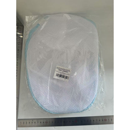 Husa de Spalare Sapca, Klevo, pentru Masina de Spalat, din Poliester, Circumferinta 53 cm, cu Fermoar, Alb/Albastru