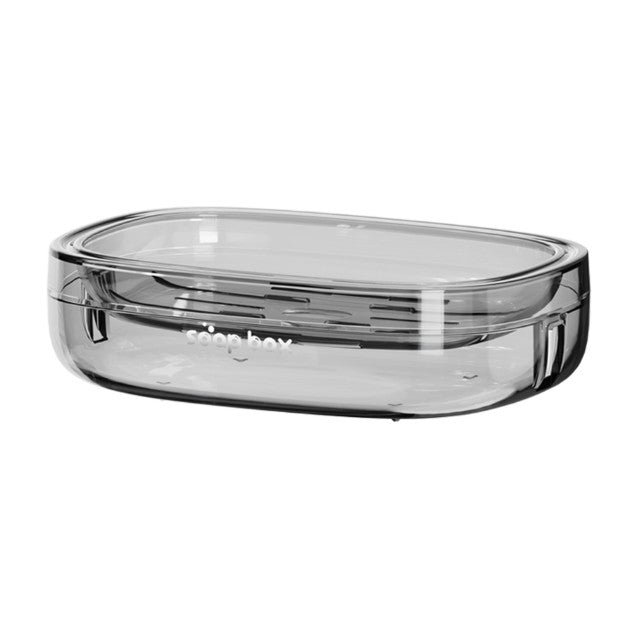 Savoniera, Klevo, Pentru Blat, PET, Scurgere Optima, Gri Transparent