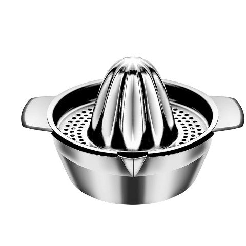 Storcator de Citrice Manual, Klevo, Rezistent, Usor de Folosit si Depozitat, Durabil, Calitativ, 16 x 7 x 13 cm, Inox, Argintiu