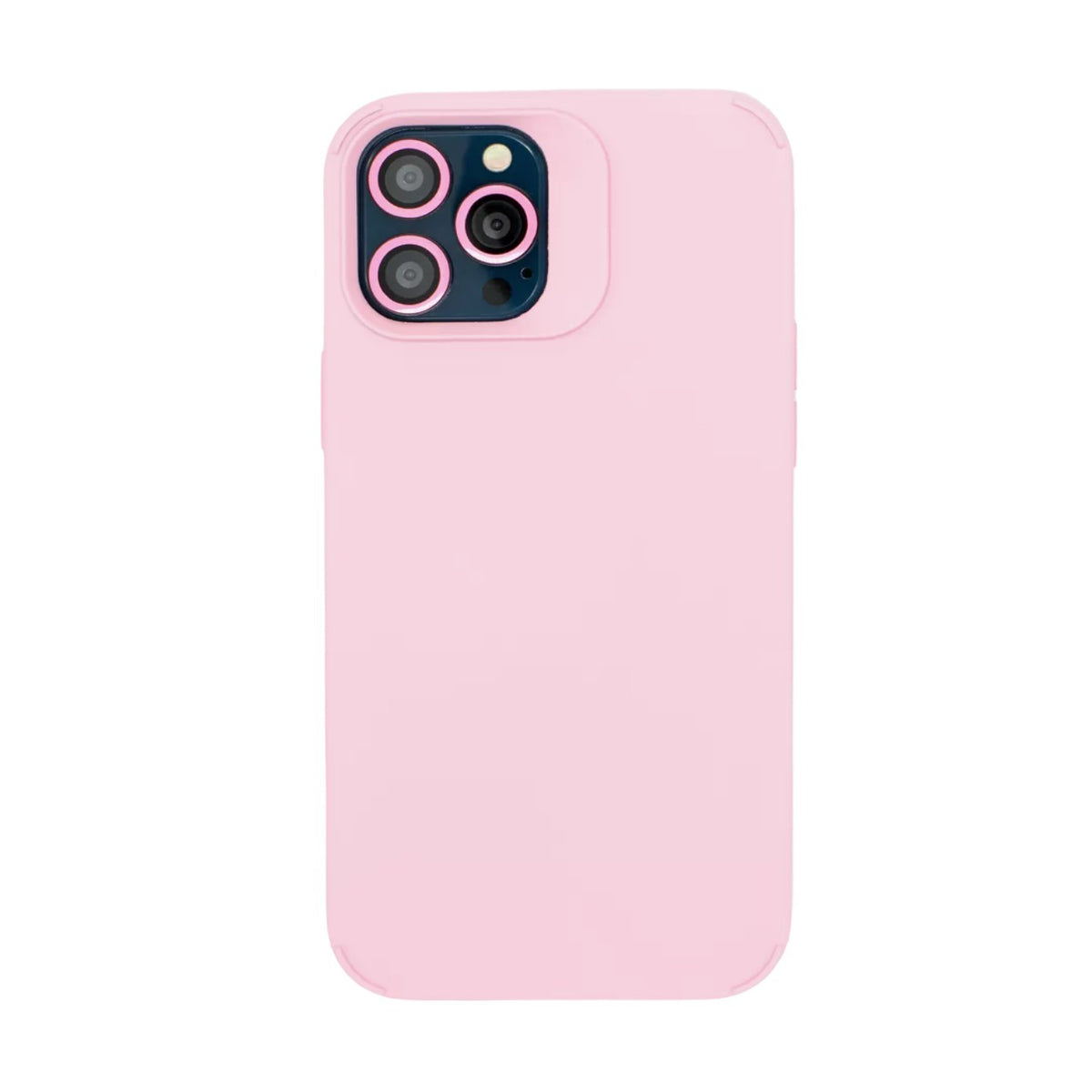 Husa Apple iPhone 15, Klevo, din Silicon Lichid, Interior din Microfibra, Lentile Fosforescente de Protectie Camera, Anti Amprenta, Rezistenta la Socuri, Roz