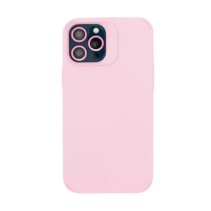 Husa Apple iPhone 15, Klevo, din Silicon Lichid, Interior din Microfibra, Lentile Fosforescente de Protectie Camera, Anti Amprenta, Rezistenta la Socuri, Roz