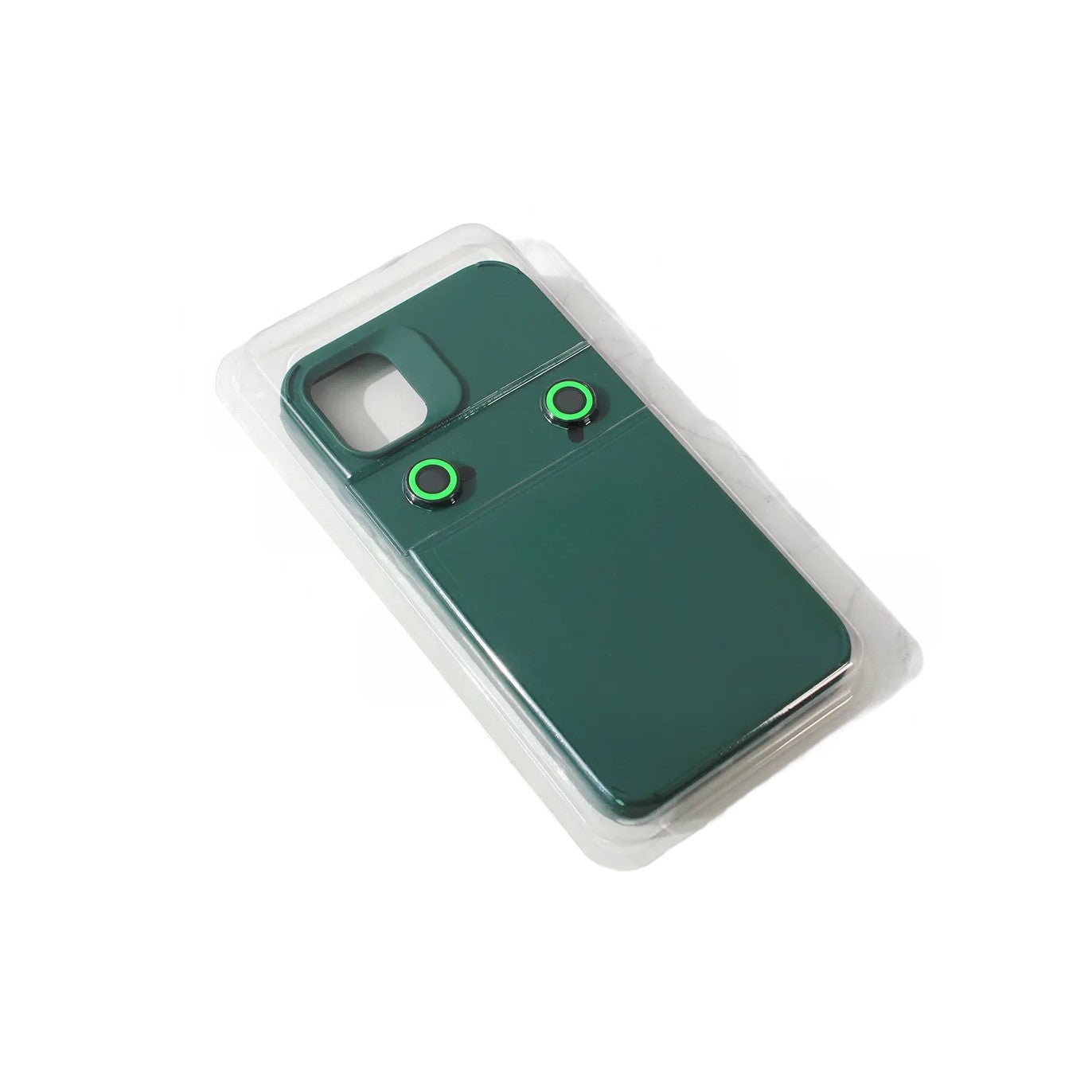 Husa Apple iPhone 15, Klevo, din Silicon Lichid, Interior din Microfibra, Lentile Fosforescente de Protectie Camera, Anti Amprenta, Rezistenta la Socuri, Verde