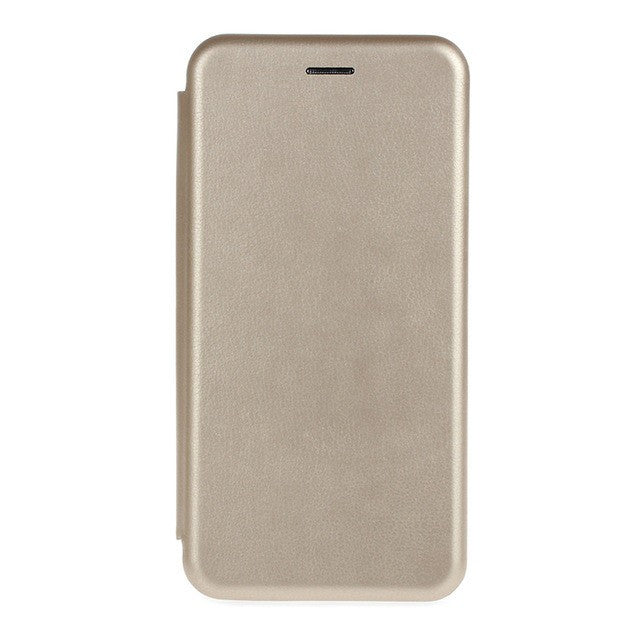 Husa de protectie Klevo compatibila cu Apple iPhone X/XS Magnet Book Case Auriu