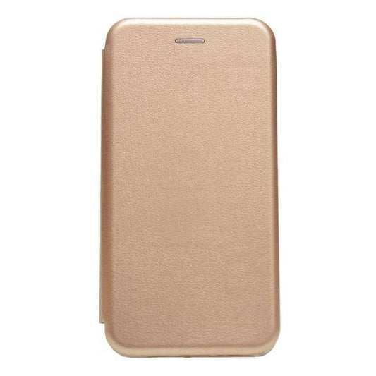 Husa de protectie Klevo compatibila cu Apple iPhone X/XS Magnet Book Case Auriu