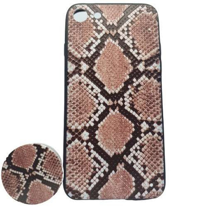 Husa Apple iPhone XS Max Multicolor Model Sarpe 2 Popsocket inclus