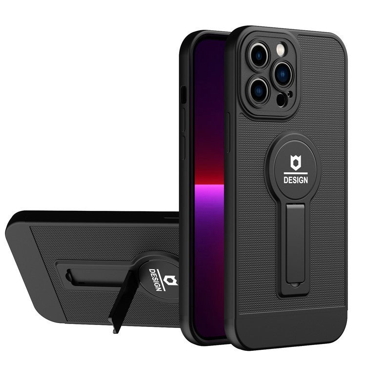 Husa Armor Design cu Stand pentru Apple iPhone X/XS Max, Negru, Suport Auto Magnetic, Wireless Charge, Protectie Antisoc, Klevo