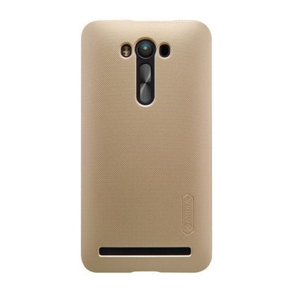Husa Asus Zenfone 2 ZE500CL Nillkin Frosted Shield Auriu + Folie de protectie