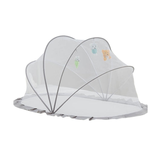 Husa Anti-Tantari, Klevo, Pliabila, Protectie 360 Grade, 0-1 An, 60 x 55 x 5 cm, Gri