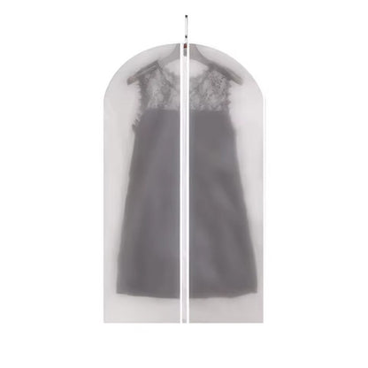 Set 5 Huse de Depozitare cu Fermoar, Klevo, pentru Haine, de Protectie, pentru Voiaj, Netesut, Rezistent la Praf, 60x100 cm, Transparent-Alb