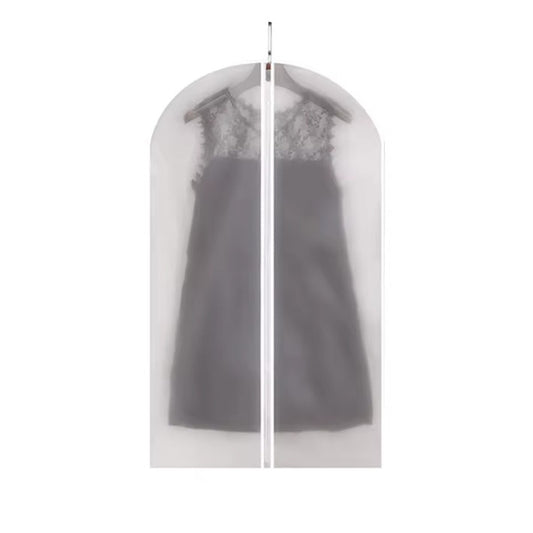 Set 5 Huse de Depozitare cu Fermoar, Klevo, pentru Haine, de Protectie, pentru Voiaj, Netesut, Rezistent la Praf, 60x100 cm, Transparent-Alb