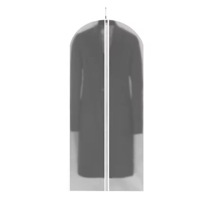 Set 5 Husa de Depozitare cu Fermoar, Klevo, pentru Haine, de Protectie, pentru Voiaj, Netesut, Rezistent la Praf, 60x140 cm, Transparent-Alb