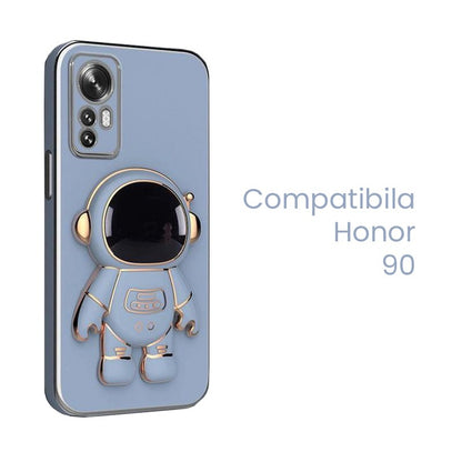 Husa de Protectie 2 in 1, Klevo, Husa de Protectie pentru Honor 90, Model Astronaut, Husa cu Suport, din TPU, Albastru