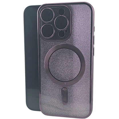 Husa de Protectie 2 in 1, Klevo, pentru Apple iPhone 15 Pro, Compatibila MagSafe, Magnetica, cu Protectie Lentila, din TPU, Mov
