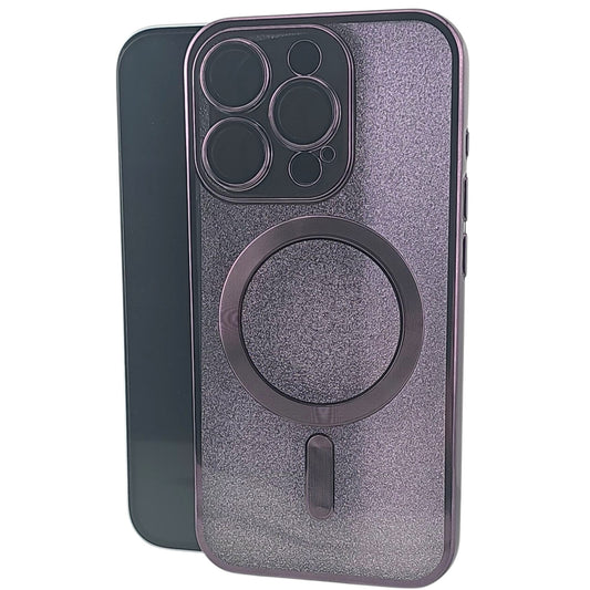 Husa de Protectie 2 in 1, Klevo, pentru Apple iPhone 15 Pro Max, Compatibila MagSafe, Magnetica, cu Protectie Lentila, din TPU, Mov