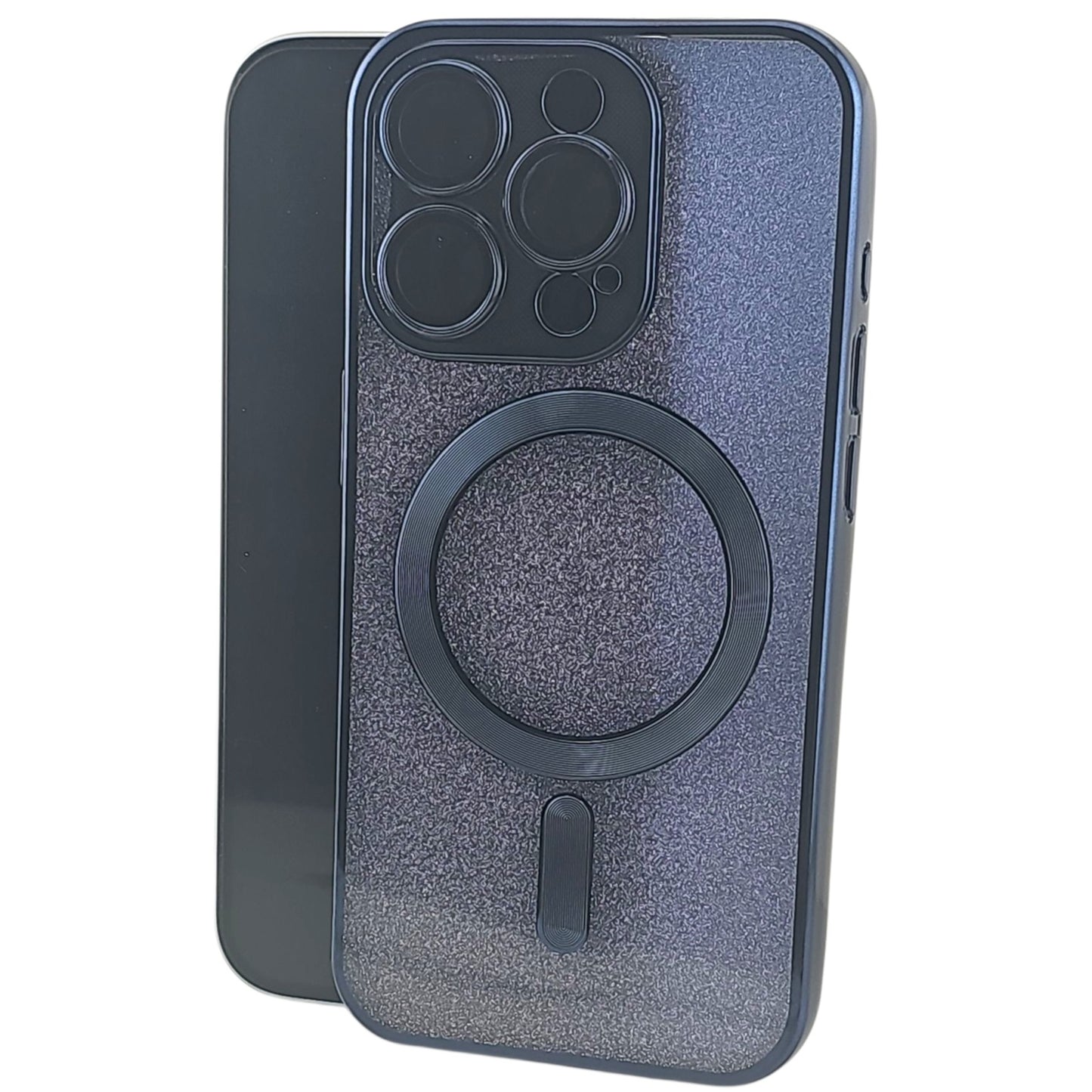 Husa de Protectie 2 in 1, Klevo, pentru Apple iPhone 15 Pro Max, Compatibila MagSafe, Magnetica, cu Protectie Lentila, din TPU, Albastru Marin