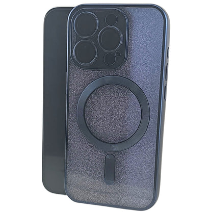 Husa de Protectie 2 in 1, Klevo, pentru Apple iPhone 15 Pro Max, Compatibila MagSafe, Magnetica, cu Protectie Lentila, din TPU, Albastru Marin