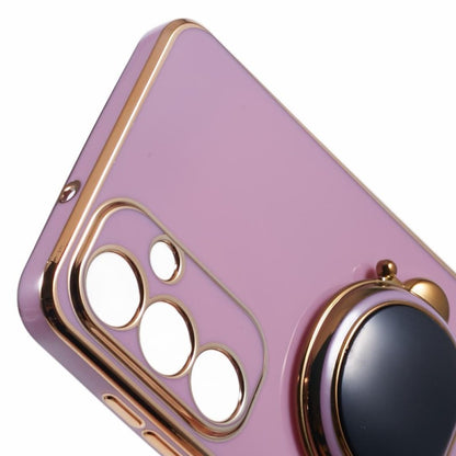 Husa Telefon 2in1, Klevo, Compatibila Samsung Galaxy S23 Ultra, Carcasa TPU cu Suport Inclus Tip Astronaut, Protectie Camere, Mov