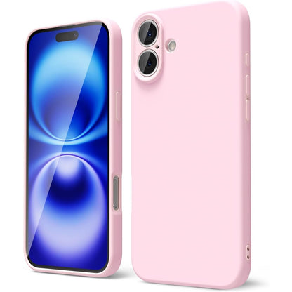 Husa de Protectie Matte TPU, Klevo, pentru Apple iPhone 16 Plus, Protectie Camera, Antisoc, Antizgariere, Antialunecare, Acoperire Completa, Roz
