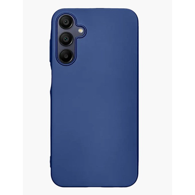 Husa de Protectie Matte TPU, Klevo, pentru Samsung Galaxy A15, Protectie Camera, Antisoc, Antizgariere, Antialunecare, Acoperire Completa, Albastru