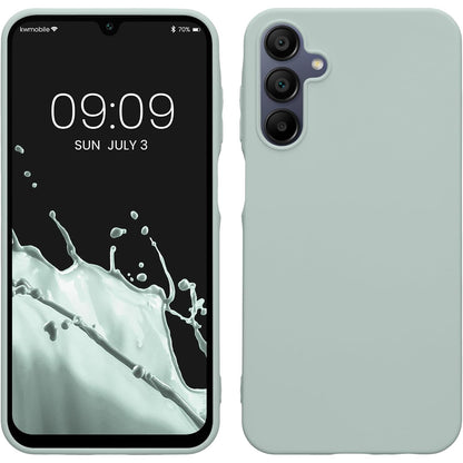 Husa de Protectie Matte TPU, Klevo, pentru Samsung Galaxy A15, Protectie Camera, Antisoc, Antizgariere, Antialunecare, Acoperire Completa, Verde
